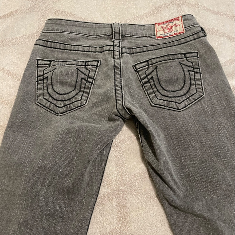 True Religion Charcoal Denim Jeans